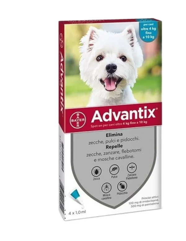 Advantix cani 4 - 10 kg 4 pipette