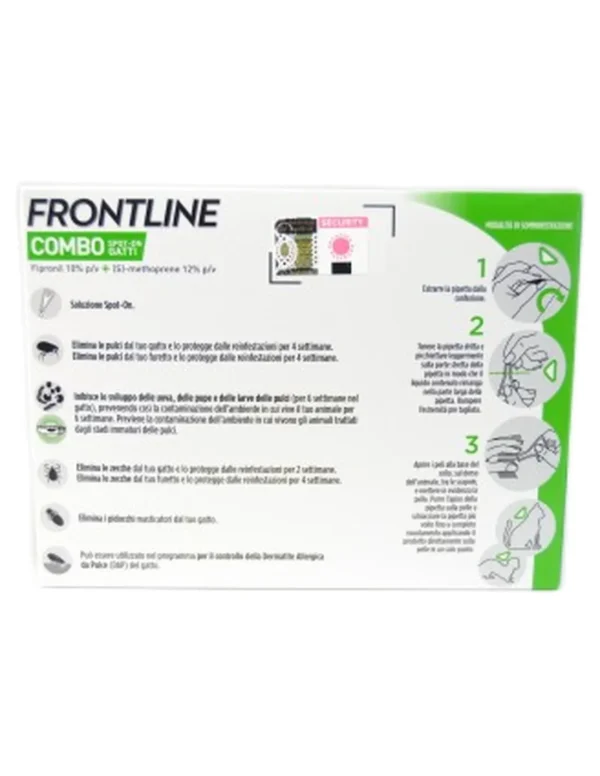 Frontline combo Gatto 6 pipette Spot On - immagine 2