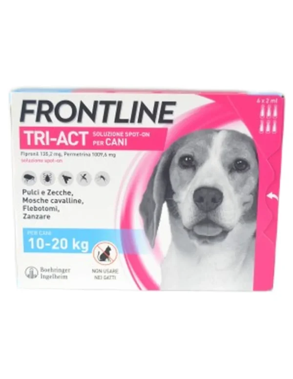 Frontline Tri-Act 6 pipette cani da 10 a 20 kg